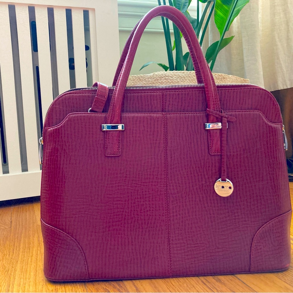 Knomo London Red Leather Bag